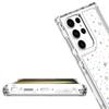 Прозрачный гибридный чехол для Samsung Galaxy S23 Ultra из акрила и ТПУ с пленкой с лазерной печатью