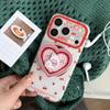 Милый Мультяшный Вишневый Медведь Яблоко Магнитный Чехол для iPhone 17 Pro Max/iPhone 16/15P/14