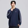 Mark Fairwhale Men's American Style Color-Block Crewneck Pullover Sweatshirt