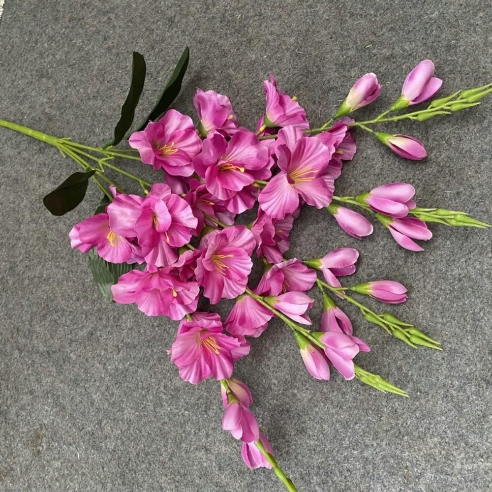 62cm Artificial Gladiolus Flowers DIY Fake Flowers Artificial Hyacinth Violet Flower Home Decor