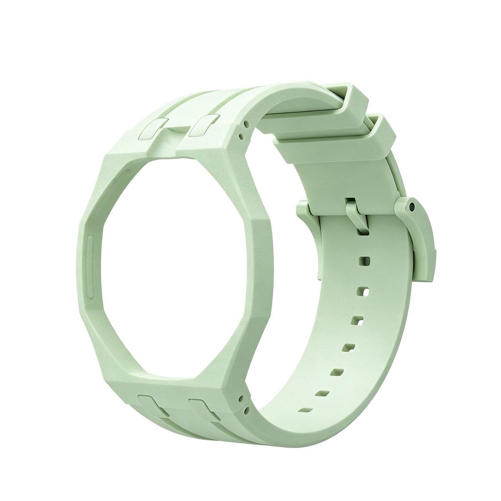 Биокерамический Мод-комплект Для Swatch x AP Royal POP Биокерамический Корпус Силиконовый Ремешок Преобразование Карманных Часов в Наручные Запасная Деталь