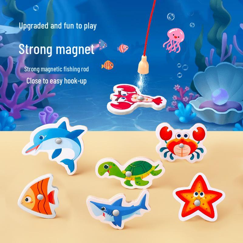 Магнитная игрушка для рыбалки для малышей 1-3 лет: Веселый подарок для интеллектуального развития детей в возрасте 2-2,5 лет