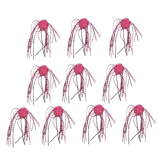 10 шт. 1,4 см/4 г мягкие приманки в форме кубиков с юбкой, медленно тонущие цветные искусственные приманки из ПВХ для ловли пресноводного соленого окуня, сома, рыболовные принадлежности