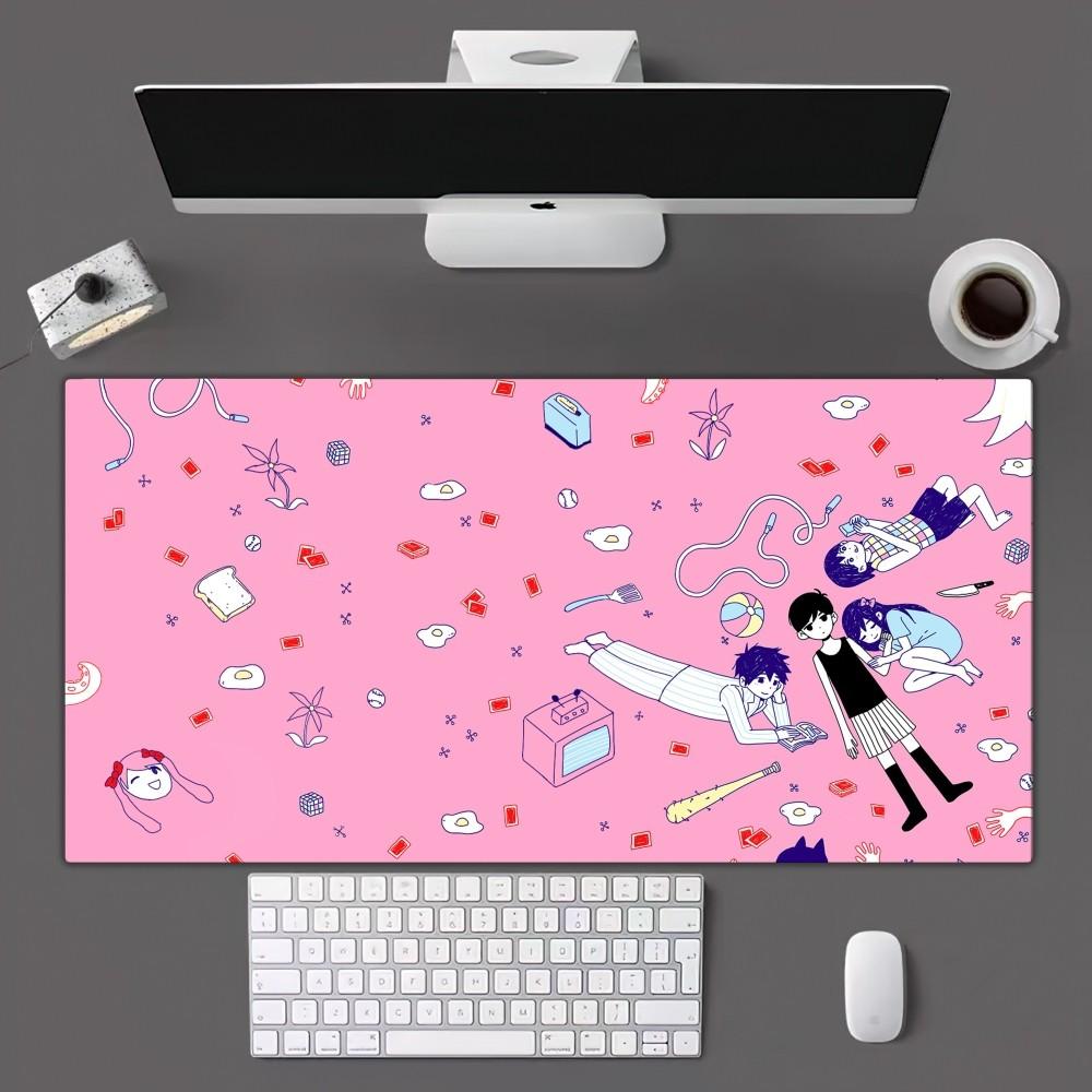 Cute Cartoon Omori Game Mousepad Mousepad Gamer Mouse Pad Size For Office Long Table Mat