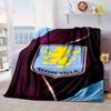 Aston Villa Crest Design Portable Blanket/Soft Blanket Bedding Blanket Suitable for Travel Camping Living Rooms Offices Sofas Fan Gifts