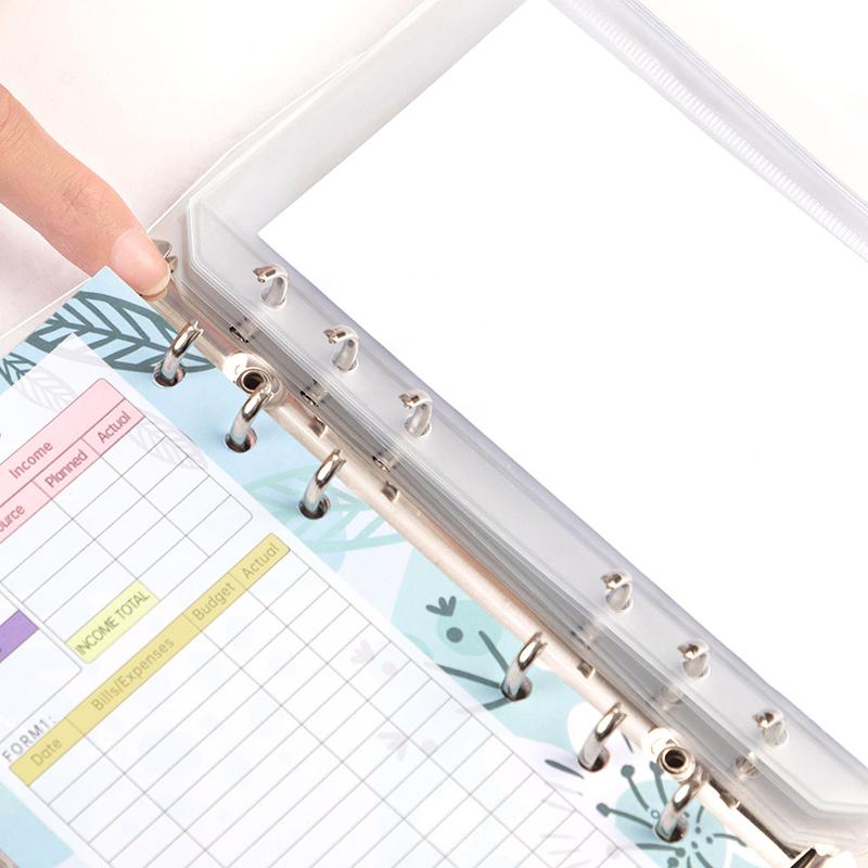 Бюджетный планер формата А6 с 12 бюджетными карточками, 8 карманами для билетов и наклейками для DIY. Портативный блокнот для DIY, книга сбережений