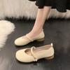 Мода 2024 года, новые летние повседневные женские туфли на плоской подошве, мягкие и универсальные туфли на плоской подошве с неглубоким носком и круглым носком