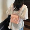 2025 New Foreign Style Small Backpack Fashionable Versatile Shoulder Bag Korean Version Handbag Simple Women's Bag Foreign Style Backpack