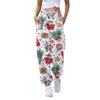 Женские повседневные модные рождественские принтованные повседневные брюки спортивные брюки длинные брюки брюки с эластичной резинкой на талии