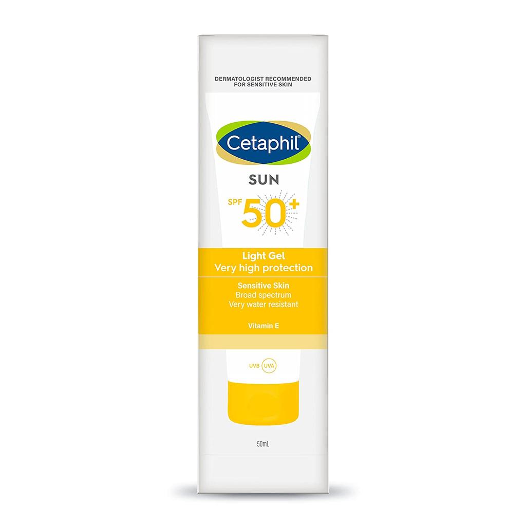 Легкий солнцезащитный гель SPF 50+ (50 мл), Light Gel Very High Protection Sun SPF 50+,  Cetaphil