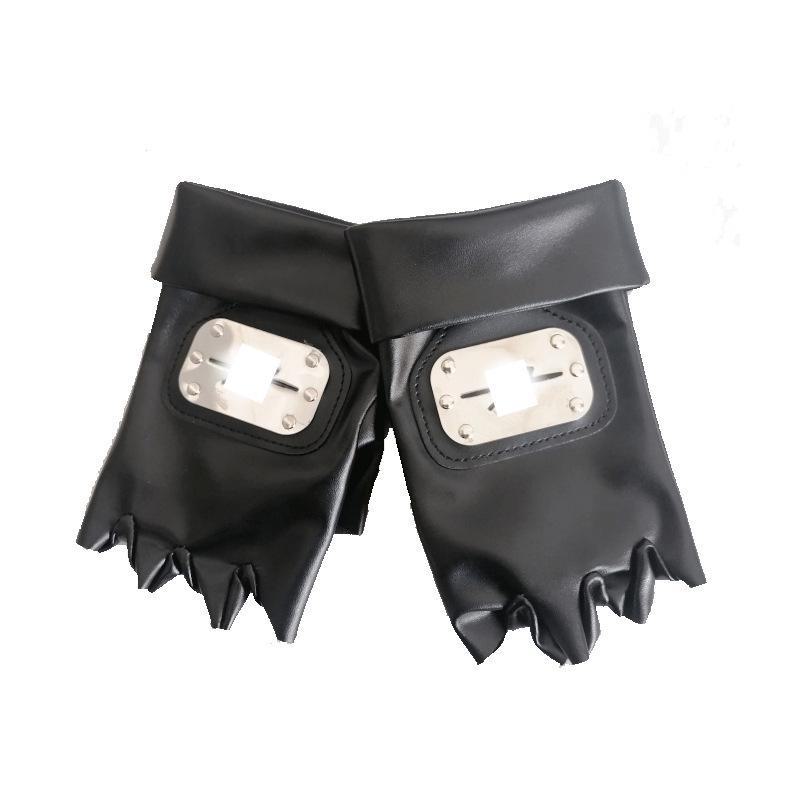 Перчатки для велоспорта Kakashi Konoha Leather Performance с логотипом Ninja