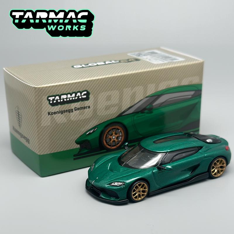 TW 1:64 Tarmac Works Koenigsegg Gemera Green Alloy Car Model