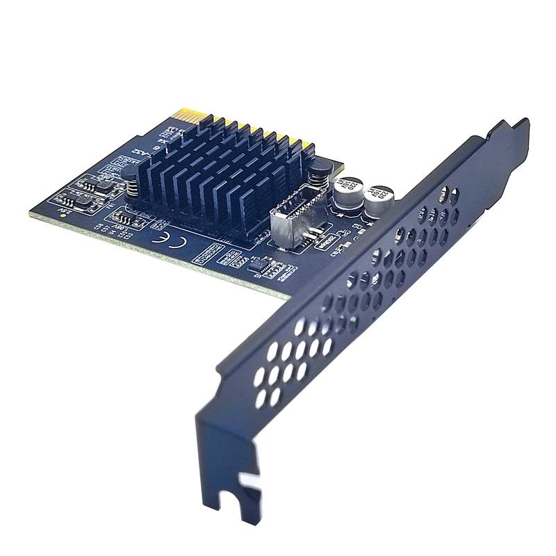 Карта расширения USB 3.2 Gen 2x2 20 Гбит/с на чипе Asmedia ASM3242 - PCI-E 4X на Type-C