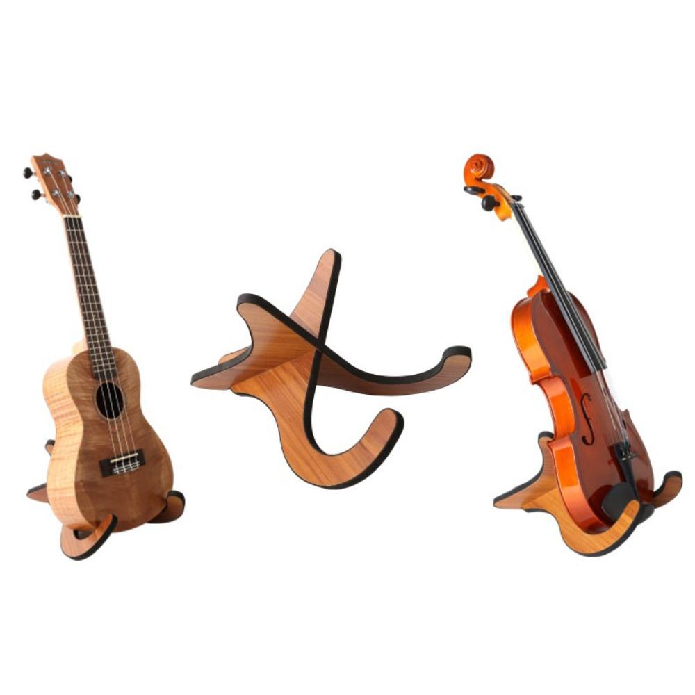 Foldable Ukulele Wooden Stand Display Stand Violin Wooden Bracket  Ukulele