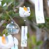 Japanses Anime Cat Wind Chime Creative Glass Cat Wind Bells Hanging Natsume Yuujinchou Cute Chime House Decoration Home Ornament