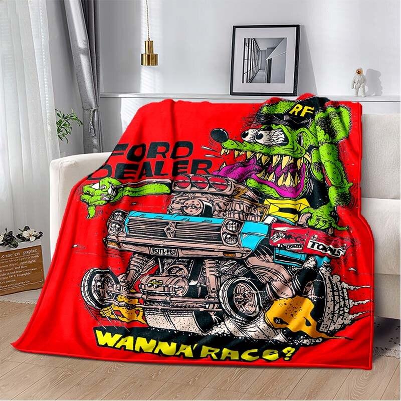 Одеяло с рисунком крысы Финка, пододеяльник для дивана, дорожное постельное белье, фланелевое одеяло, покрывало, одеяло для пикника