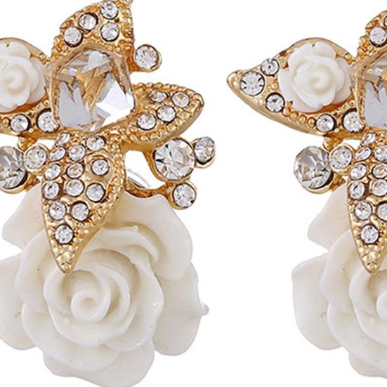 Stylish Earrings Shiny Vintage Decoration