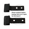 ESR510 4 Pieces Sunroof Shade Runner Slider Rail Trim Repair Clips for BMW 3 E46 1997-2003 Pre-Facelift 54138246027 54138246025