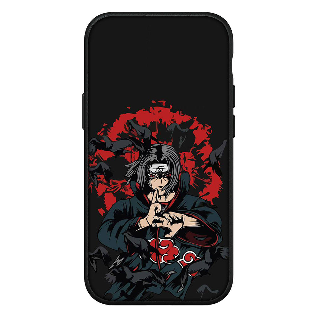 Чехол для iPhone 16 15 Xiaomi Redmi Note 14 13 12 11 Pro Max 16e Samsung Galaxy S25 S24 S23 Moto OPPO Huawei Itachi Uchiha Akatsuki Naruto Phone Case