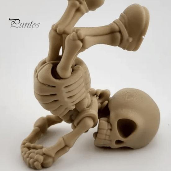 Жуткое Хэллоуинское Украшение, 3D-печатная перевернутая фигурка скелета, Перевернутая статуэтка, Декор для дома, офиса, праздничной вечеринки