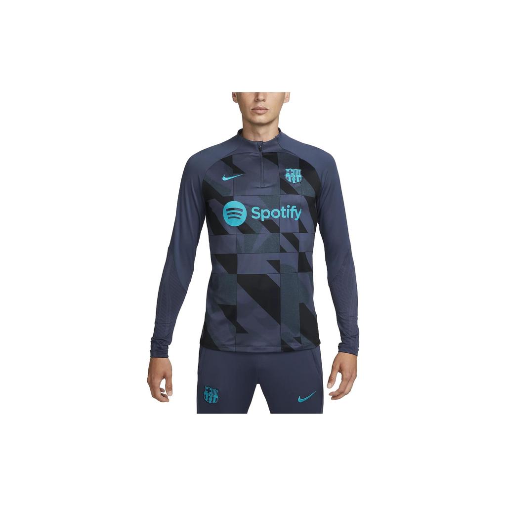 Nike Мужские футбольные майки Темно-синие Умеренный прямой крой FJ4699-438
