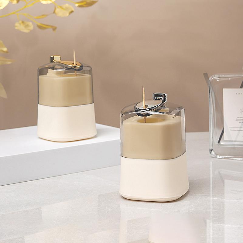 Креативные держатели для зубочисток Автоматические выдвижные органайзеры для хранения зубочисток Коробка для зубочисток в ресторане Украшение стола в гостиной