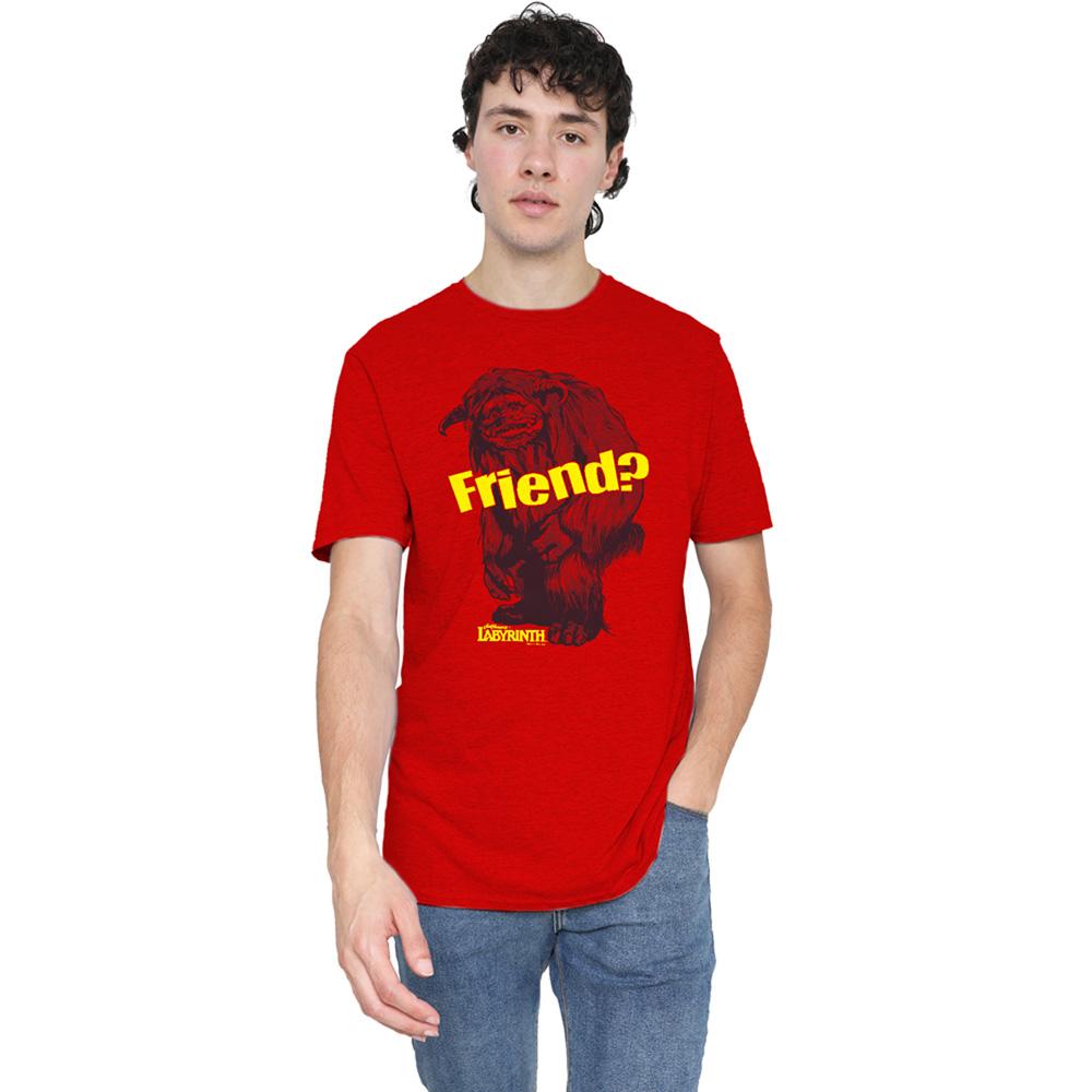 Labyrinth Unisex Adult Friend Ludo Heather T-Shirt