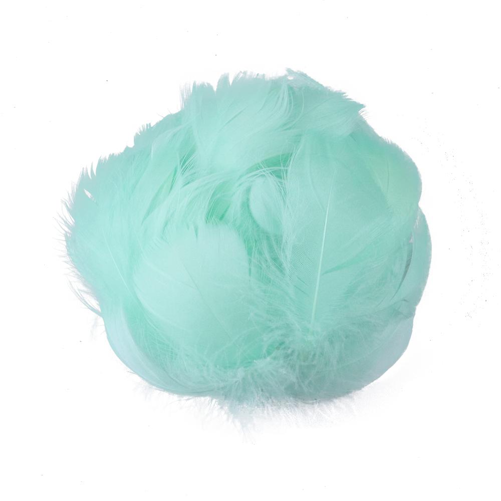 Натуральное гусиное перо 5-8 см, белый шлейф для изготовления ювелирных изделий, серег, свадебных украшений, перья для завязывания мух, 100 шт.