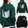 Anime Attack On Titan Unisex Cosplay Costume Hoodie Scouting Legion Hooded Jackets