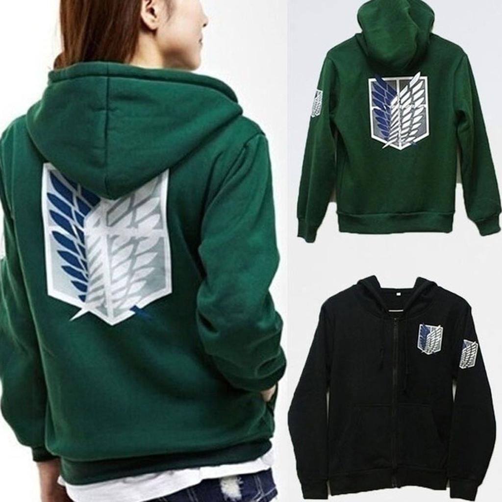 Anime Attack On Titan Unisex Cosplay Costume Hoodie Scouting Legion Hooded Jackets