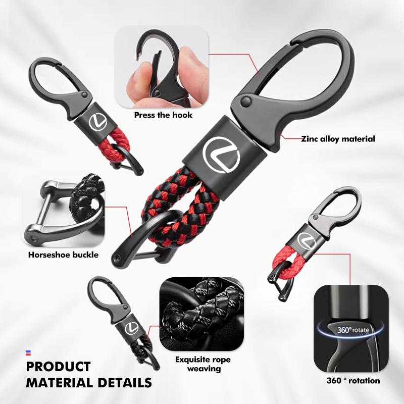 For Lexus Luxury Men Women Metal Key Chain Fashion Keychain Key Ring Holder RX350 IS250 CT200h ES250 ES300h NX300h IS200 GS300 PB9