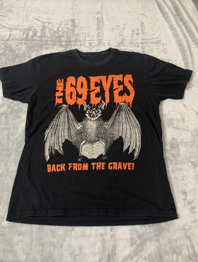 Back From The Grave Bat The 69 Eyes Graphic Unisex Black Cotton Tee GS552