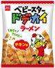 Oyatsu Company Baby Star Dodekai Ramen Chicken Flavor 68g X 12 Bags [Official] (wide Noodles, Easy-to-pick Snacks)