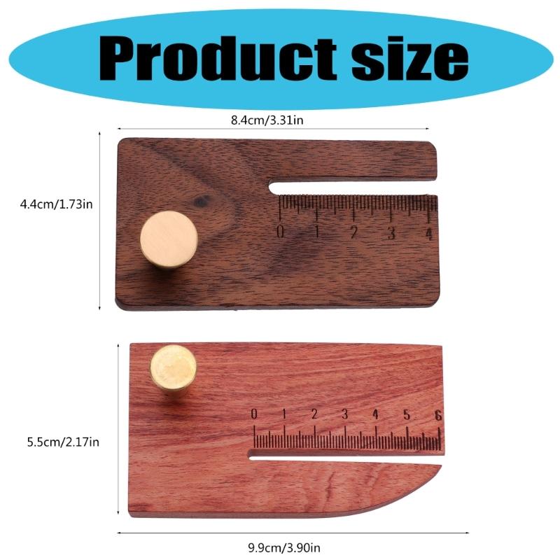 Wooden Leather Chopper Leather Punching Plates Aid Plates Leather Punch Plate Tool for Leathers Craft Working