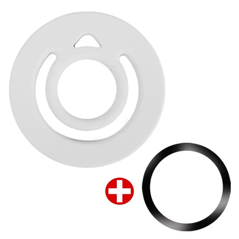 Универсальный магнитный силиконовый держатель-кольцо для пальца Сильный магнит Круглый держатель Подставка для телефона для iPhone 17 16 15 Для MagSafe Форма кольца