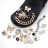 20pcs Different Designs Bling Chain Shoes Accessories for Women Girls