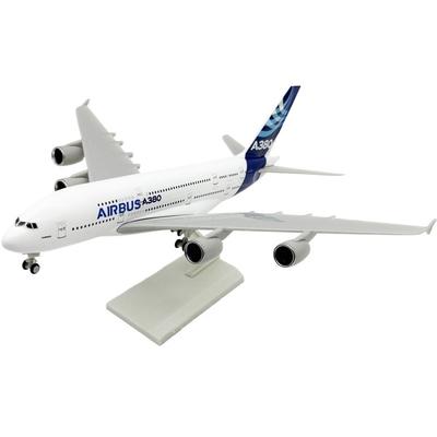 Масштаб 1/240 30СМ Литой Смола Прототип Модель Самолета A380 Airbus 380 Игрушечный Самолет для Детей для Демонстрации Подарок Коллекция