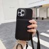 Lanyard Leather  Wallet Crossbody Phone Case for IPhone 15 14 13 12 11 Pro Max Mini X XR XS Max 7 8 Plus Card Slot Holder Cover