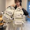 Школьная сумка новая высококачественная школьная сумка милая девочка ученики начальной школы ученики средней школы легкий и модный комплект из двух предметов рюкзак большой вместимости