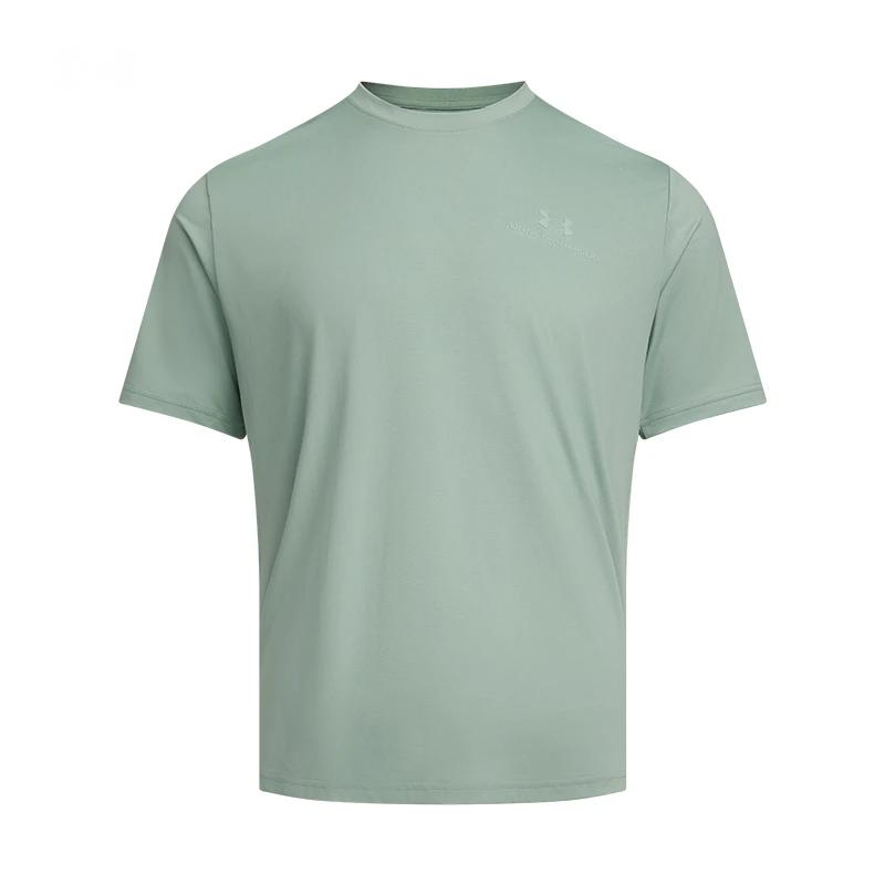 Under Armour Vanish Ss25 Лого Тренировочная Футболка с Коротким Рукавом Мужская Топы Лаймово-Зеленый 1383973-348