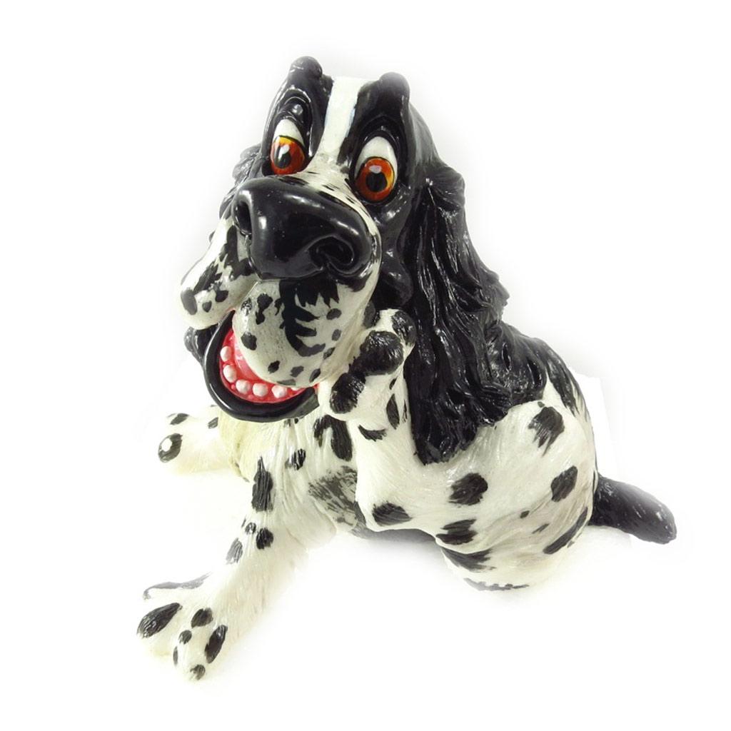Les Trésors De Lily [K2392] - Humorous Dalmatian 'Chester Dog' Figurine