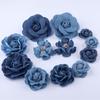 Scrapbooking Artificial Flowers Denim Fabric Clothes Flower Fashion Denim Flower
