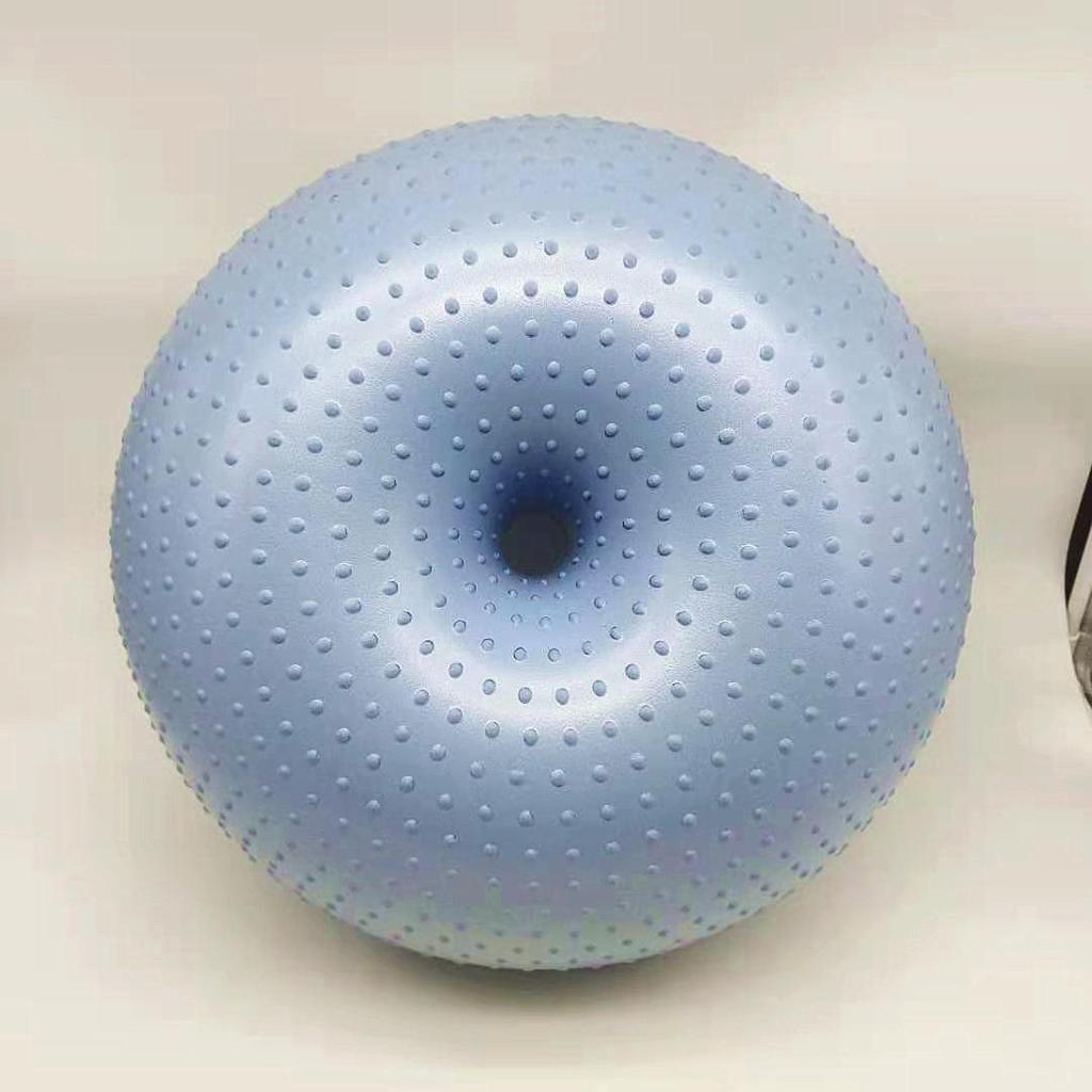 Новый утолщенный большой мяч-пончик для йоги 55 см для домашнего фитнеса