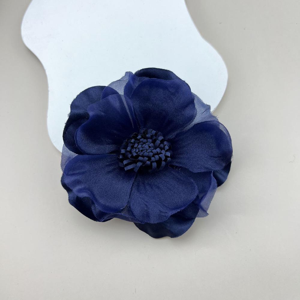 Camellia Sinensis Camellia Flower Brooch Fabric Art Flower Brooch Party Costume Decoration Woman