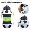 A 550ml/18.6 Oz Foldable Soccer Water Bottle - Portable Water Bottle - Leak-proof Cup Suitable for Fitness, Outdoor Activities