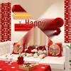 Wedding Room Garland Set: Bride & Groom's Side Wall Decorations