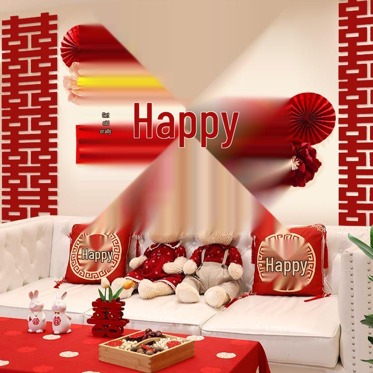 Wedding Room Garland Set: Bride & Groom's Side Wall Decorations