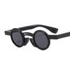 Newest 2024 Trend Punk Round Sun Glasses Small Frame Custom Sunglasses