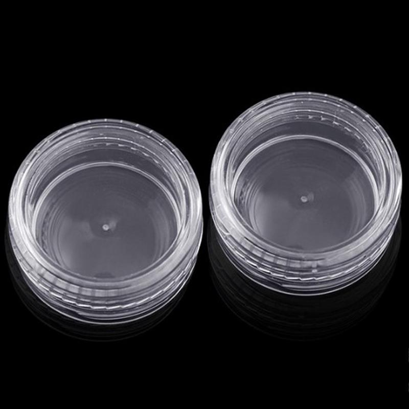 10X Clear Makeup Cosmetic Empty Jar Eyeshadow Face Cream Container Bottle