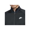 Nike Куртка с длинным рукавом и принтом логотипа на молнии, мужская черная FB7352-010